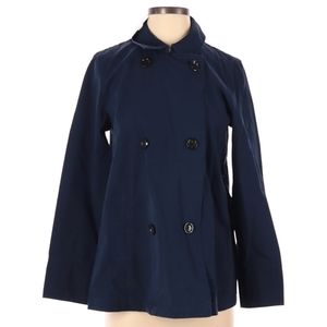 J.jill navy double breasted jacket